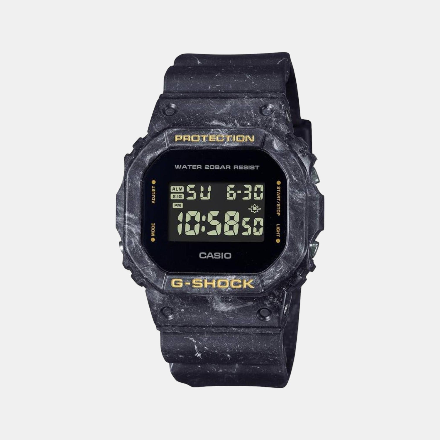 Casio Asymmetrical Grey Digital watch