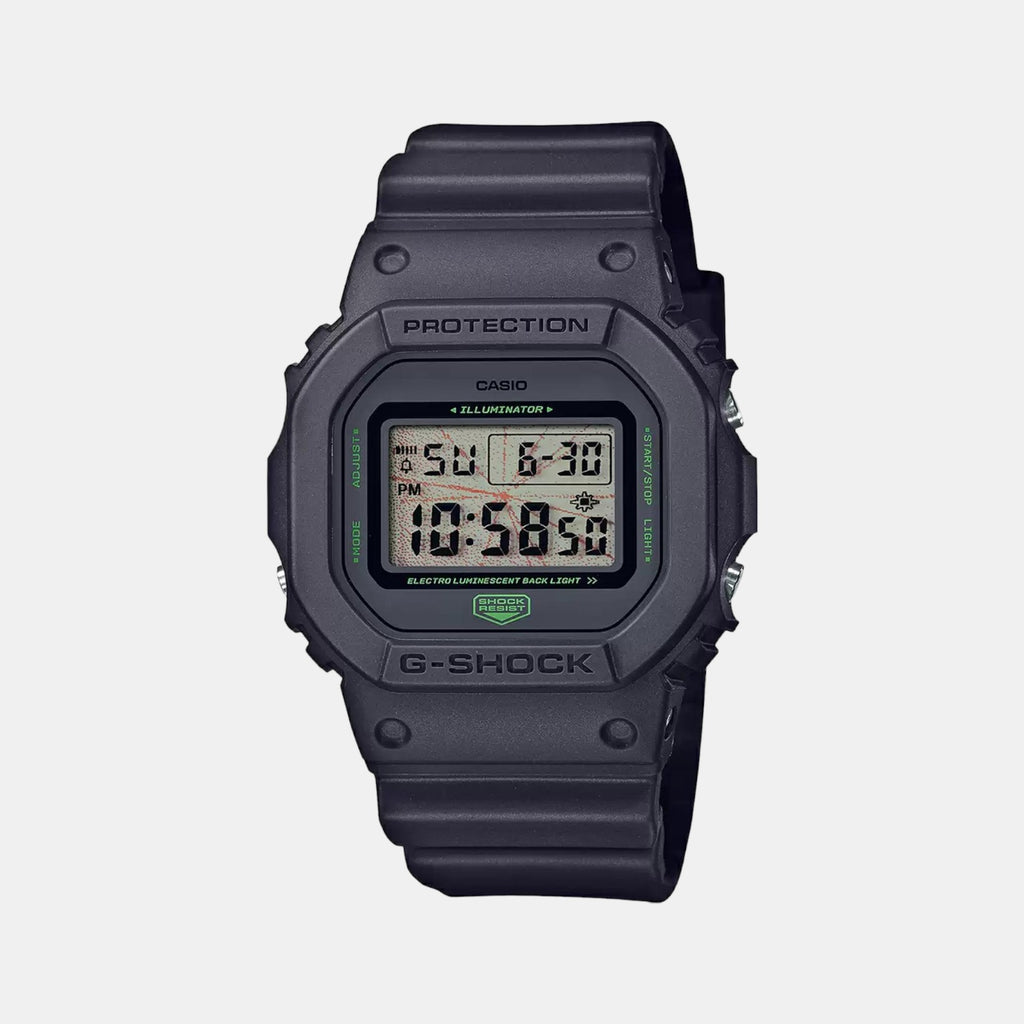 Casio Rectangular Black Digital watch