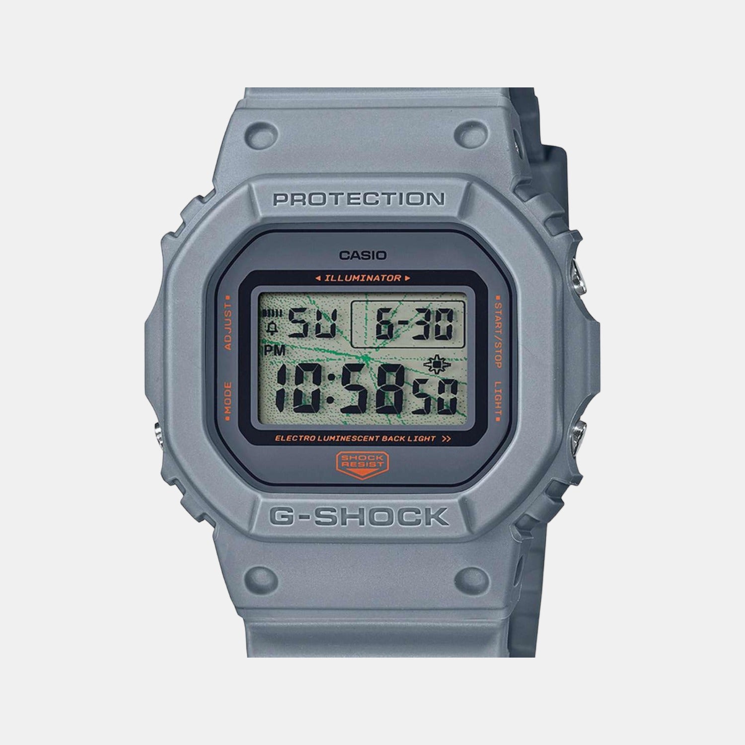 Casio Round Grey Digital watch