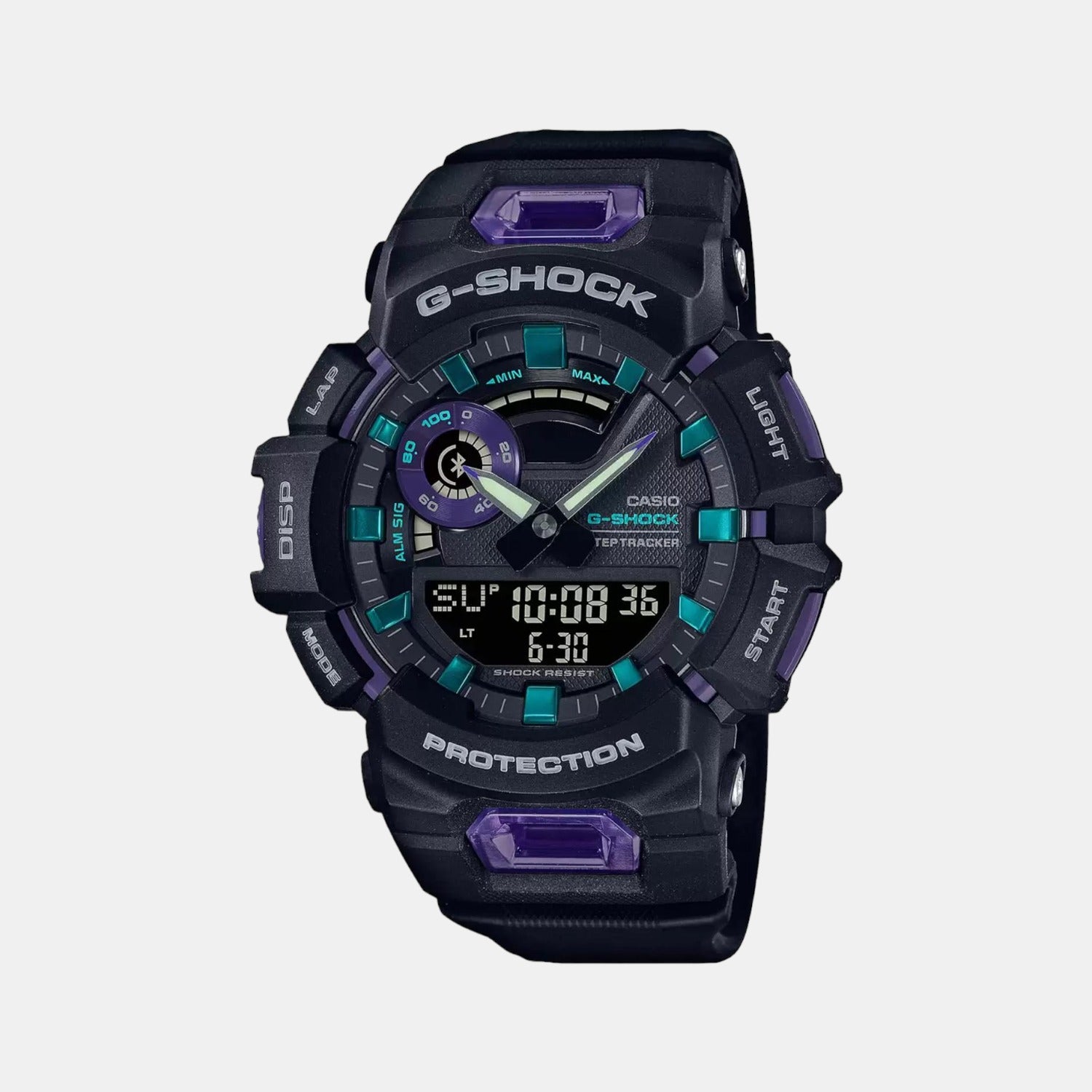 Casio men's black resin clearance strap digital lcd watch