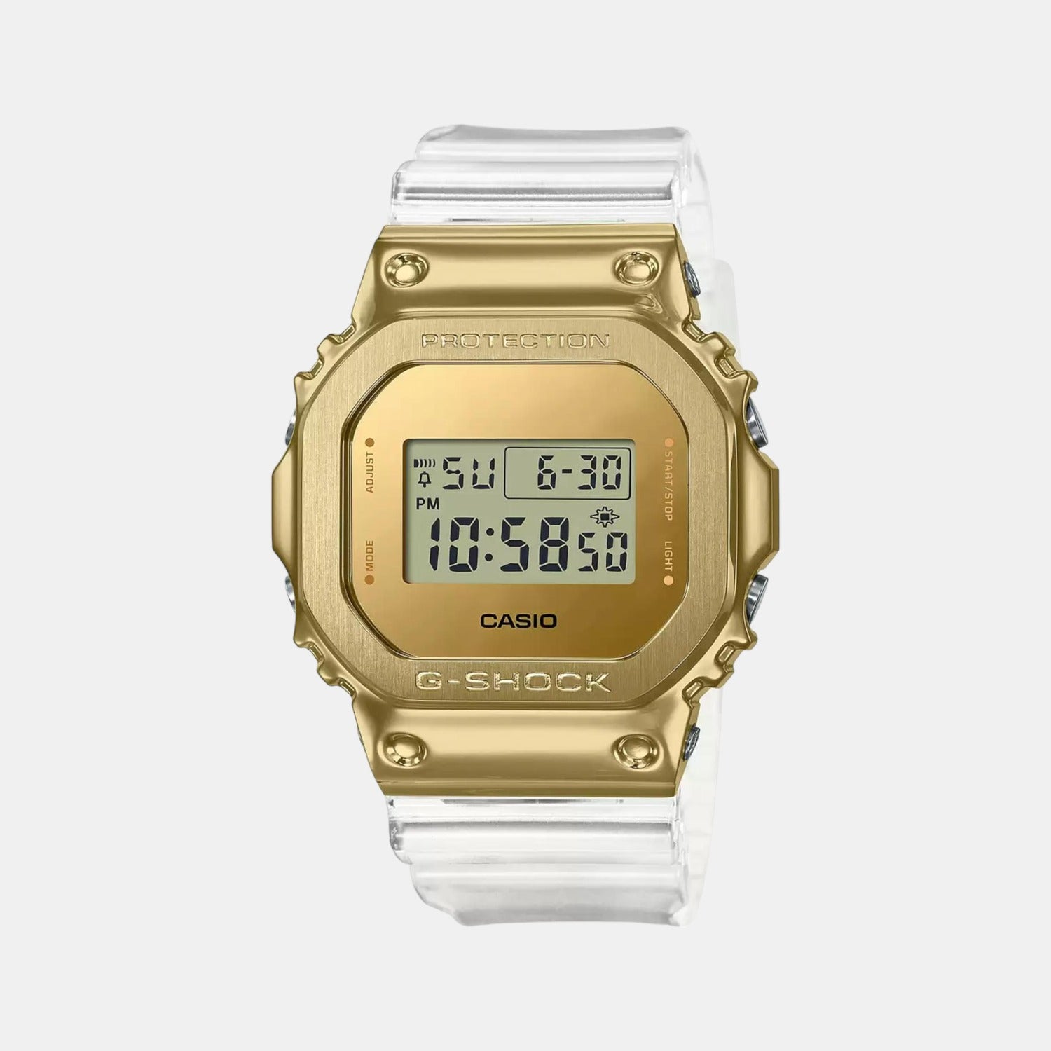 Casio Round Gold Analog-Digital watch