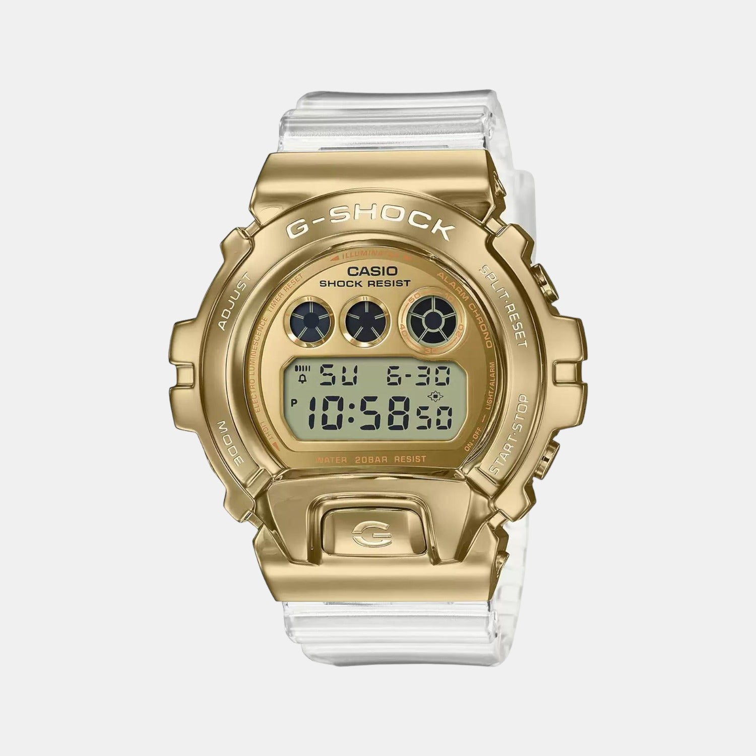 Casio Round Gold Analog-Digital watch