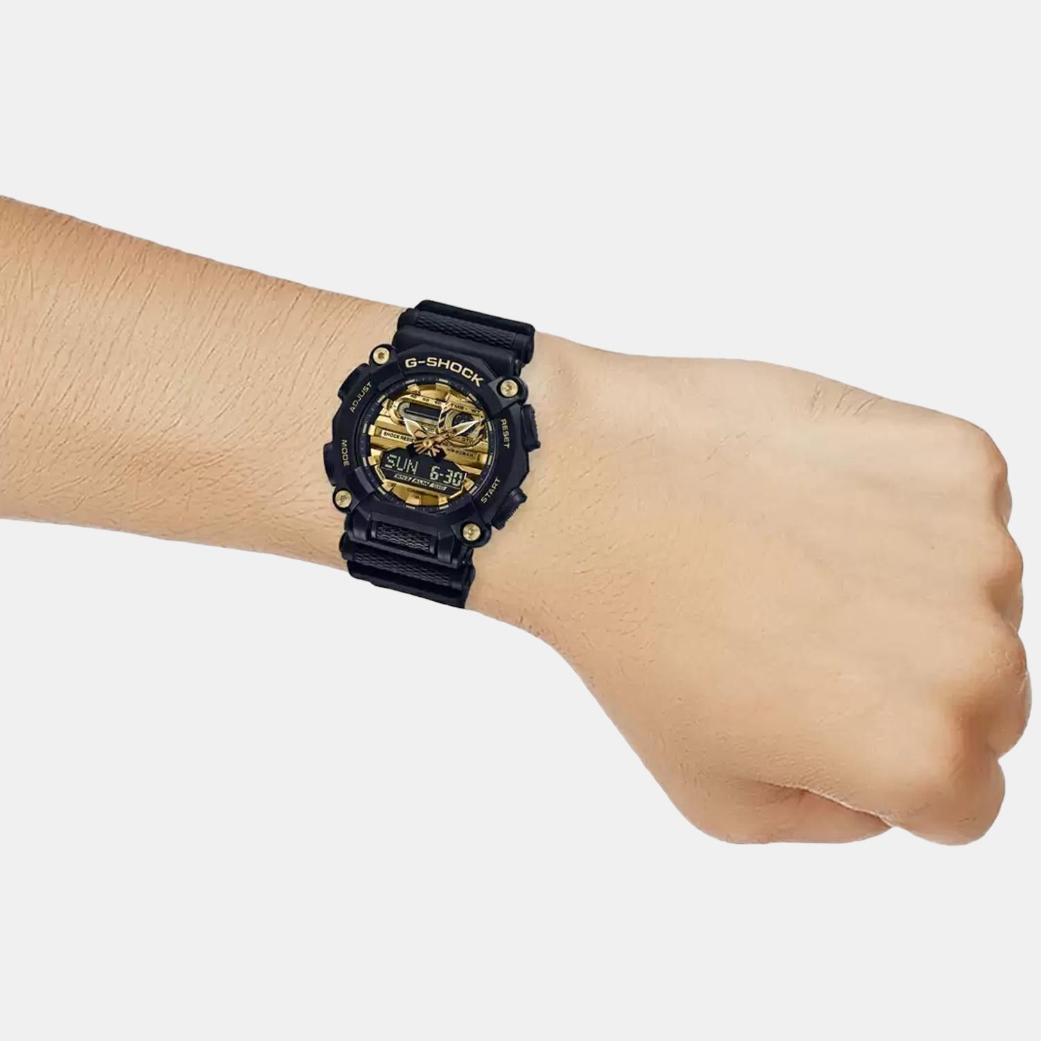 Casio Round Quartz Digital Men watch