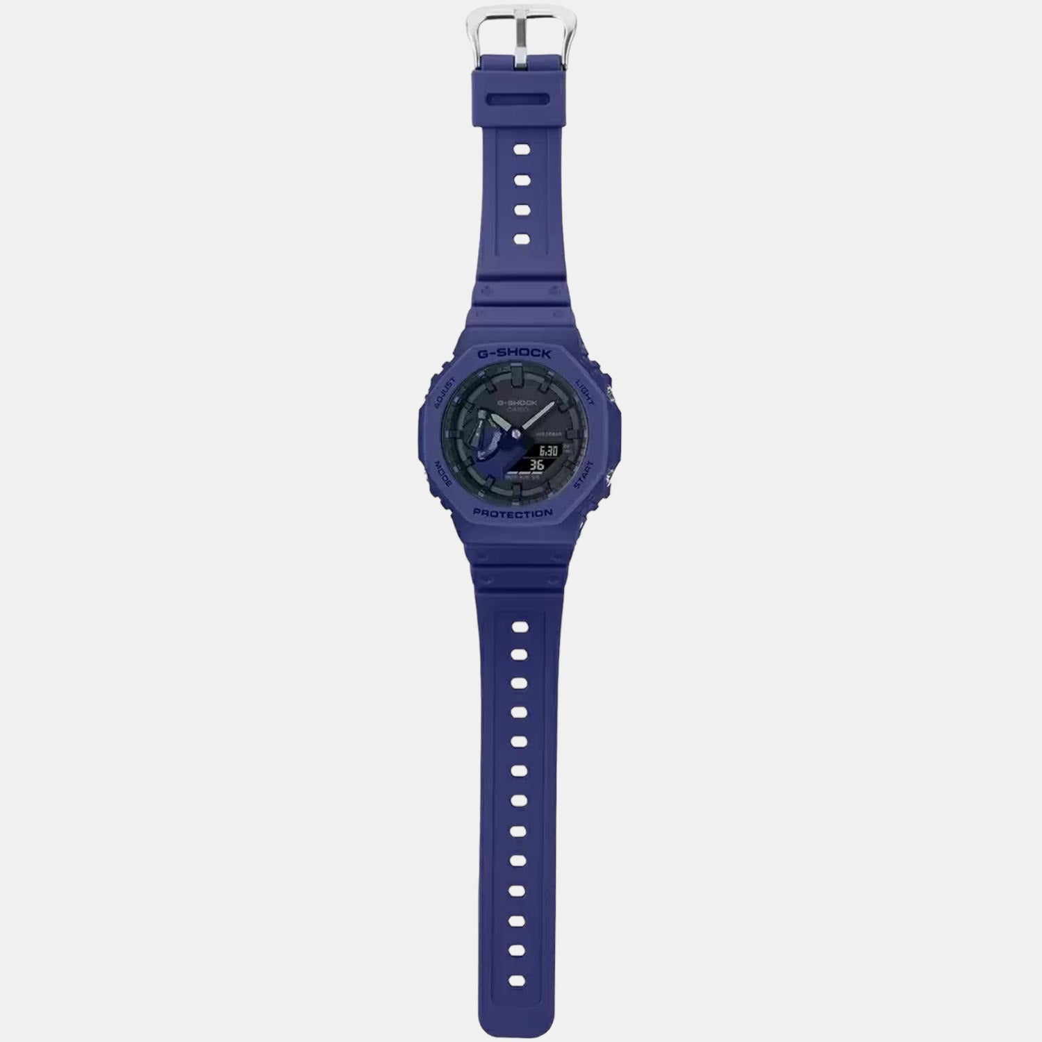 Black and blue hot sale g shock watch