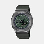 Casio Round Green Analog-Digital watch