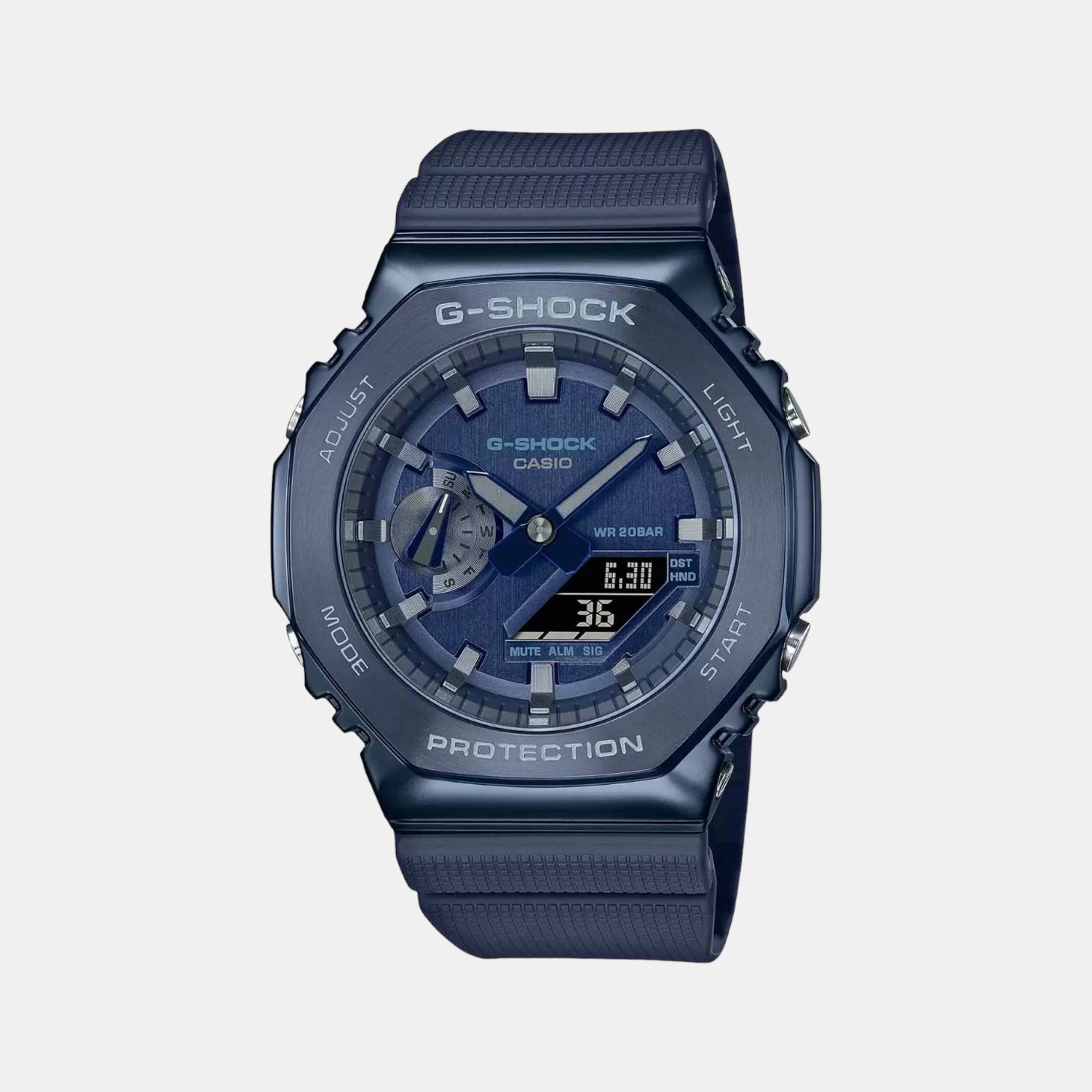 Casio Round Blue Analog-Digital watch