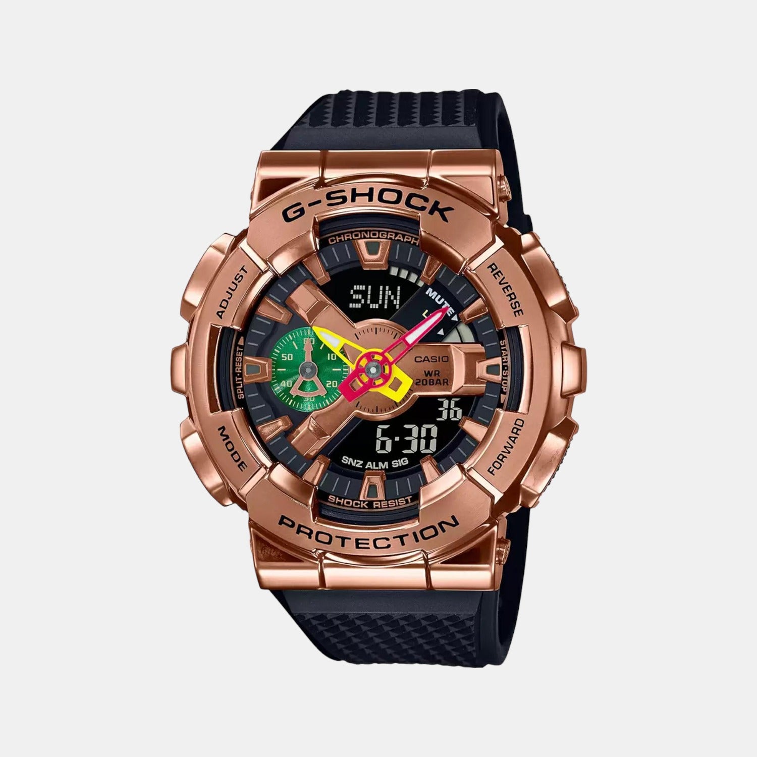 Casio Round Gold Analog-Digital watch