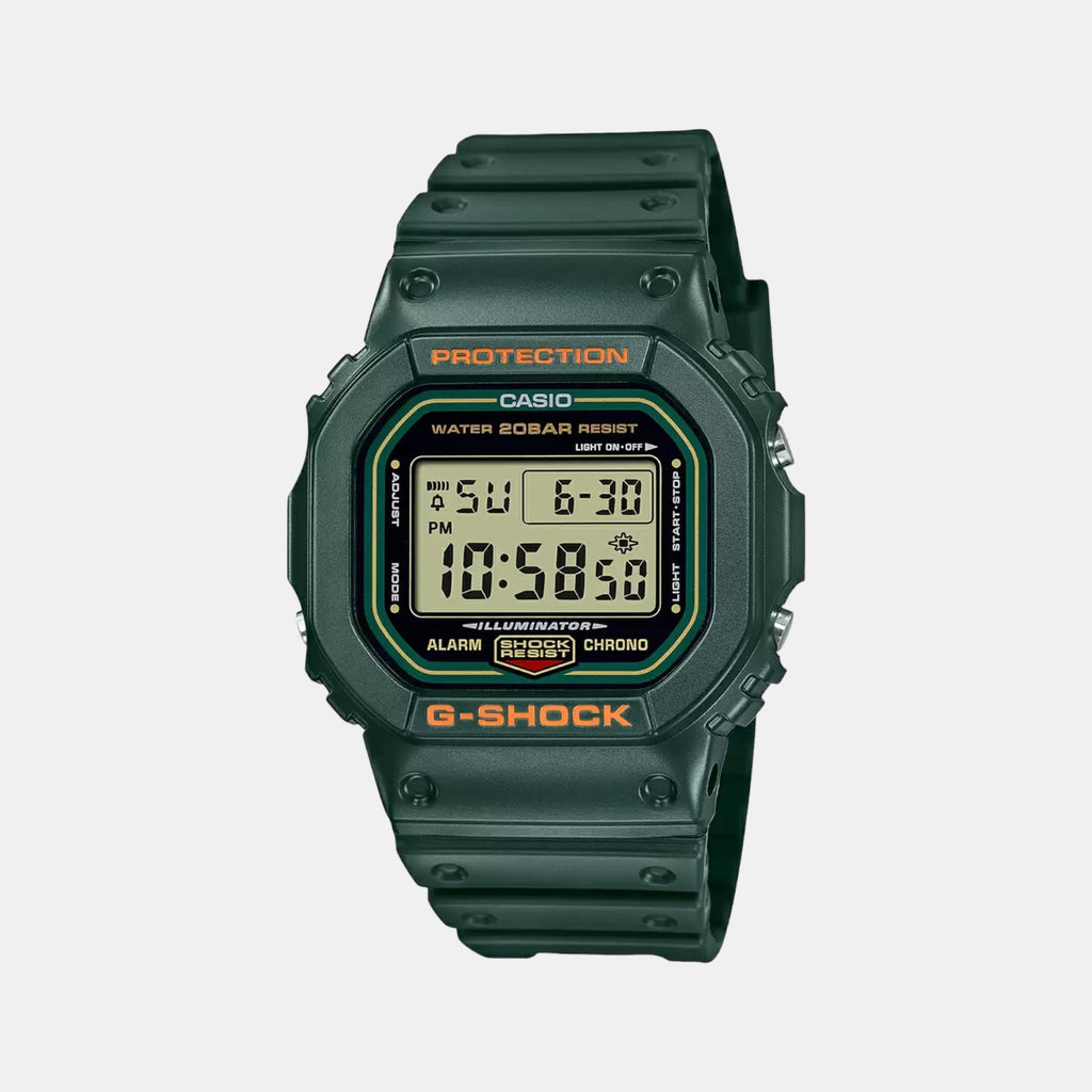 Casio Square Green Digital watch
