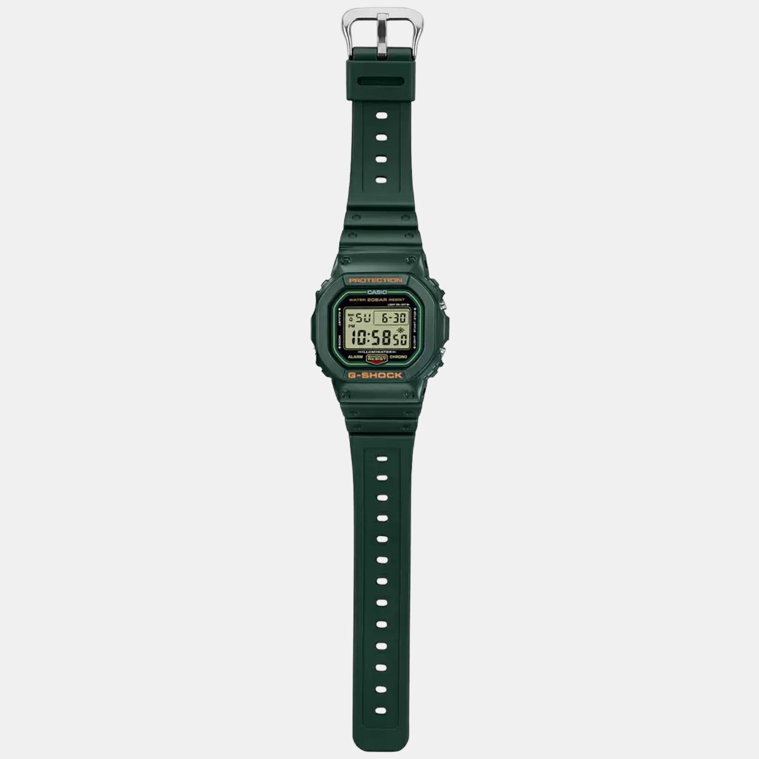 Casio Resin Green watch