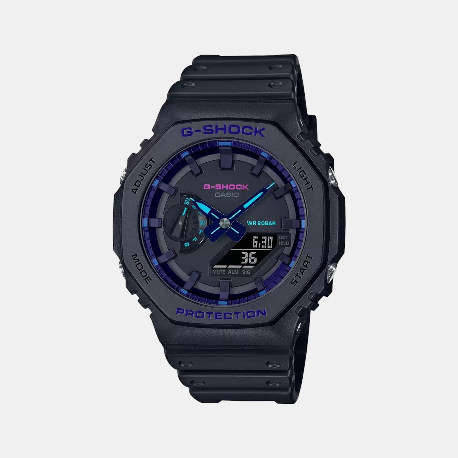 Casio Round Black Analog-Digital watch