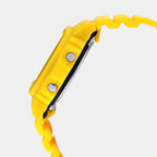 Casio Men Square Yellow watch