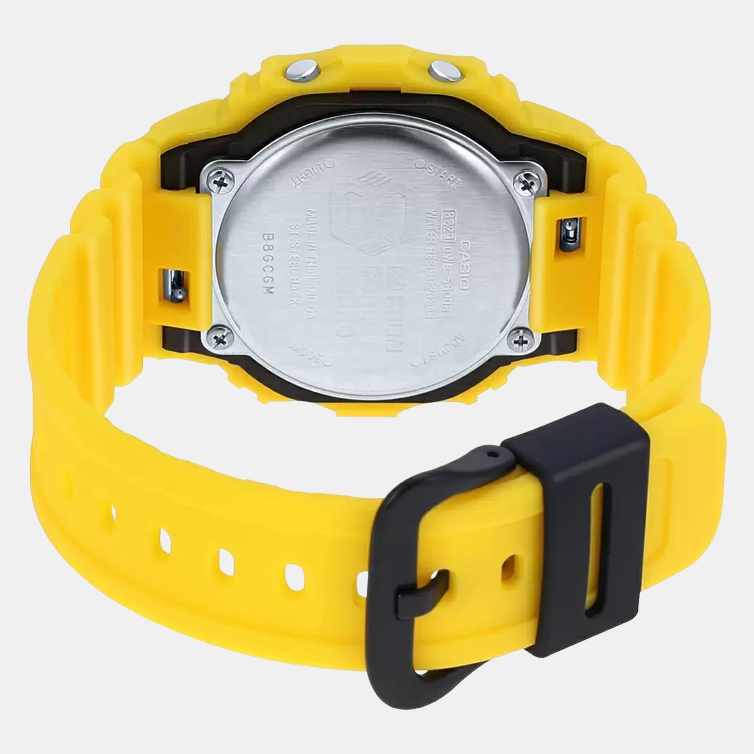 Casio Stainless Steel Yellow watch