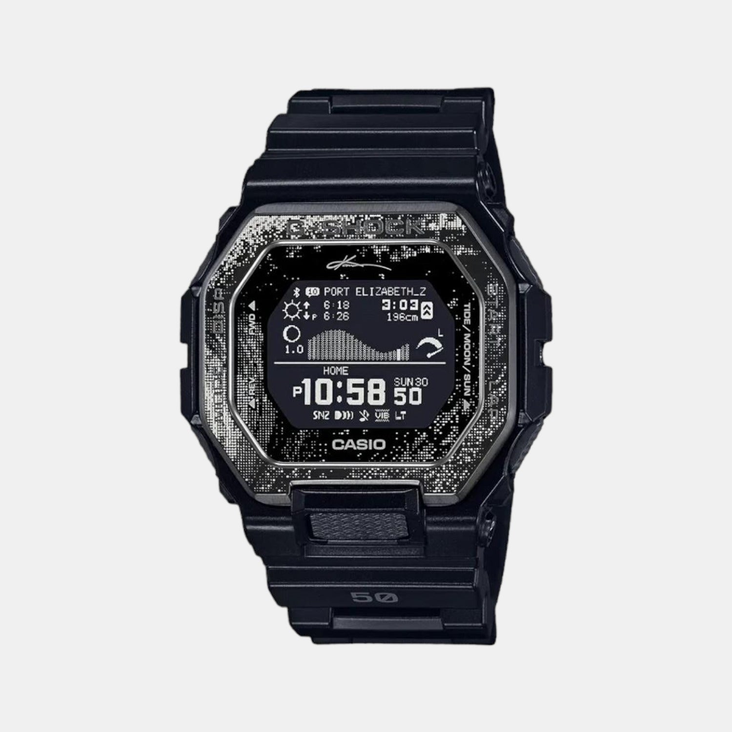 Casio Rectangular Black Digital watch
