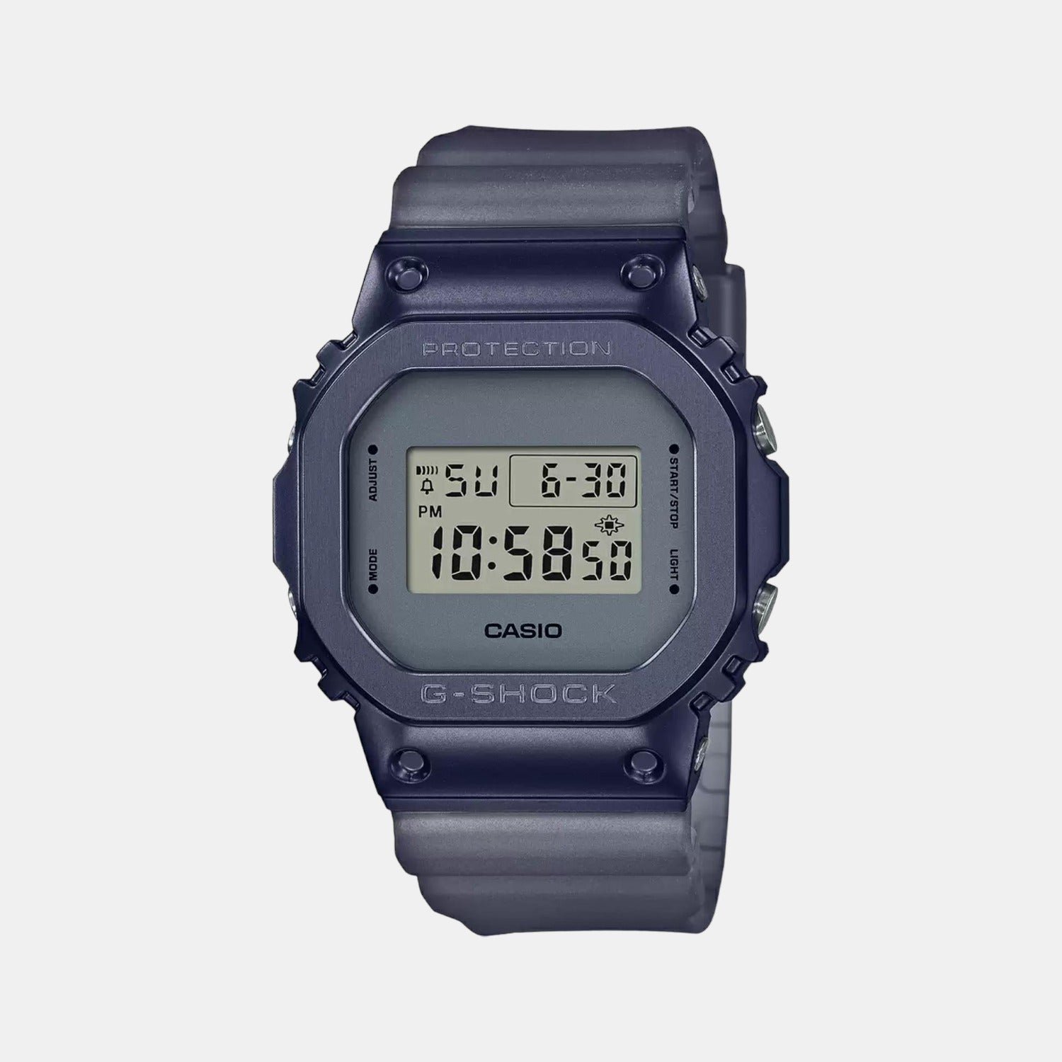 Casio Rectangular Grey Digital watch