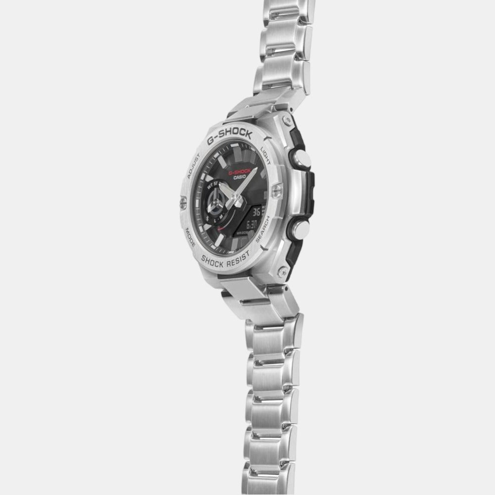 Casio Men Round Black watch