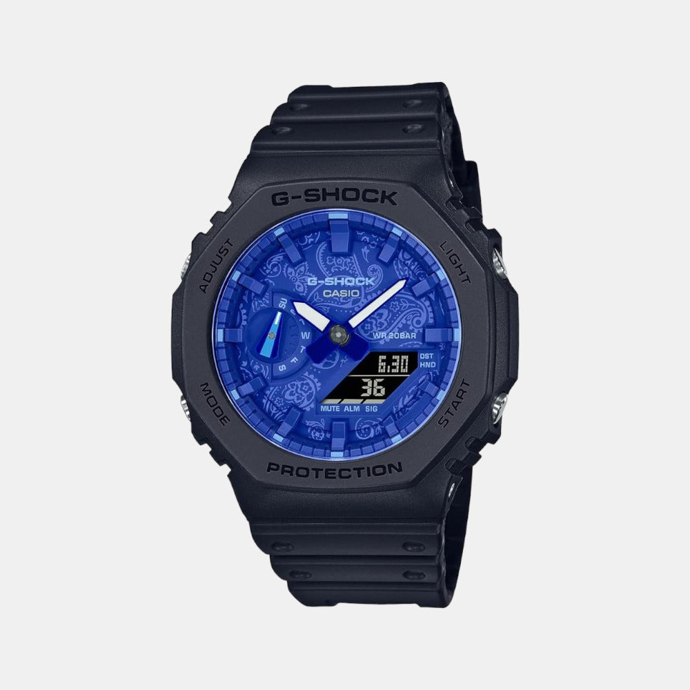 Casio Round Blue Analog-Digital watch