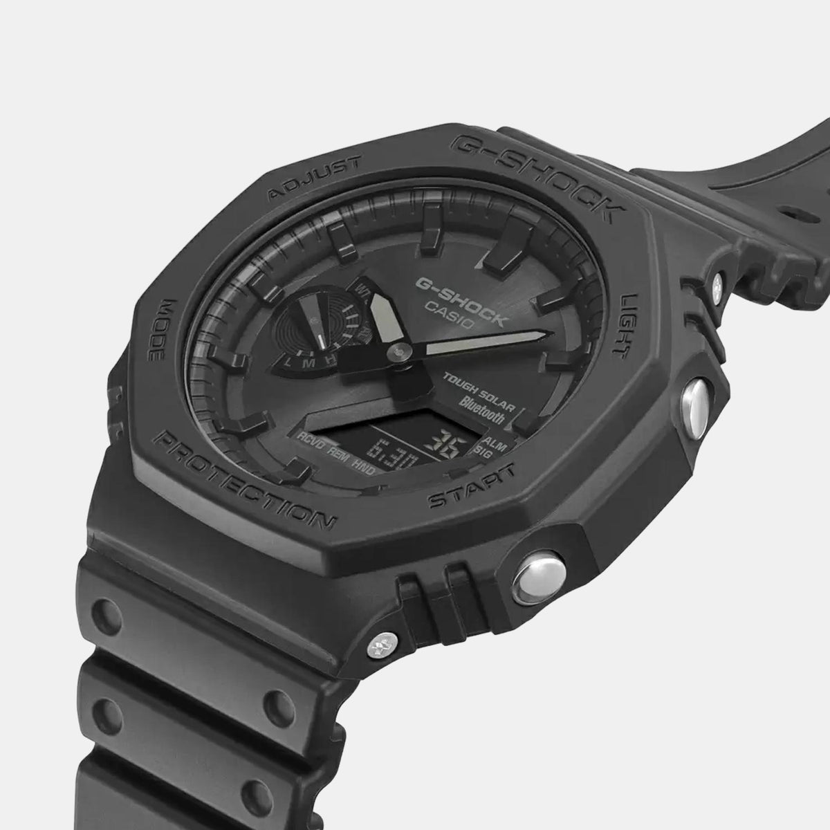 Casio Men Round Black watch