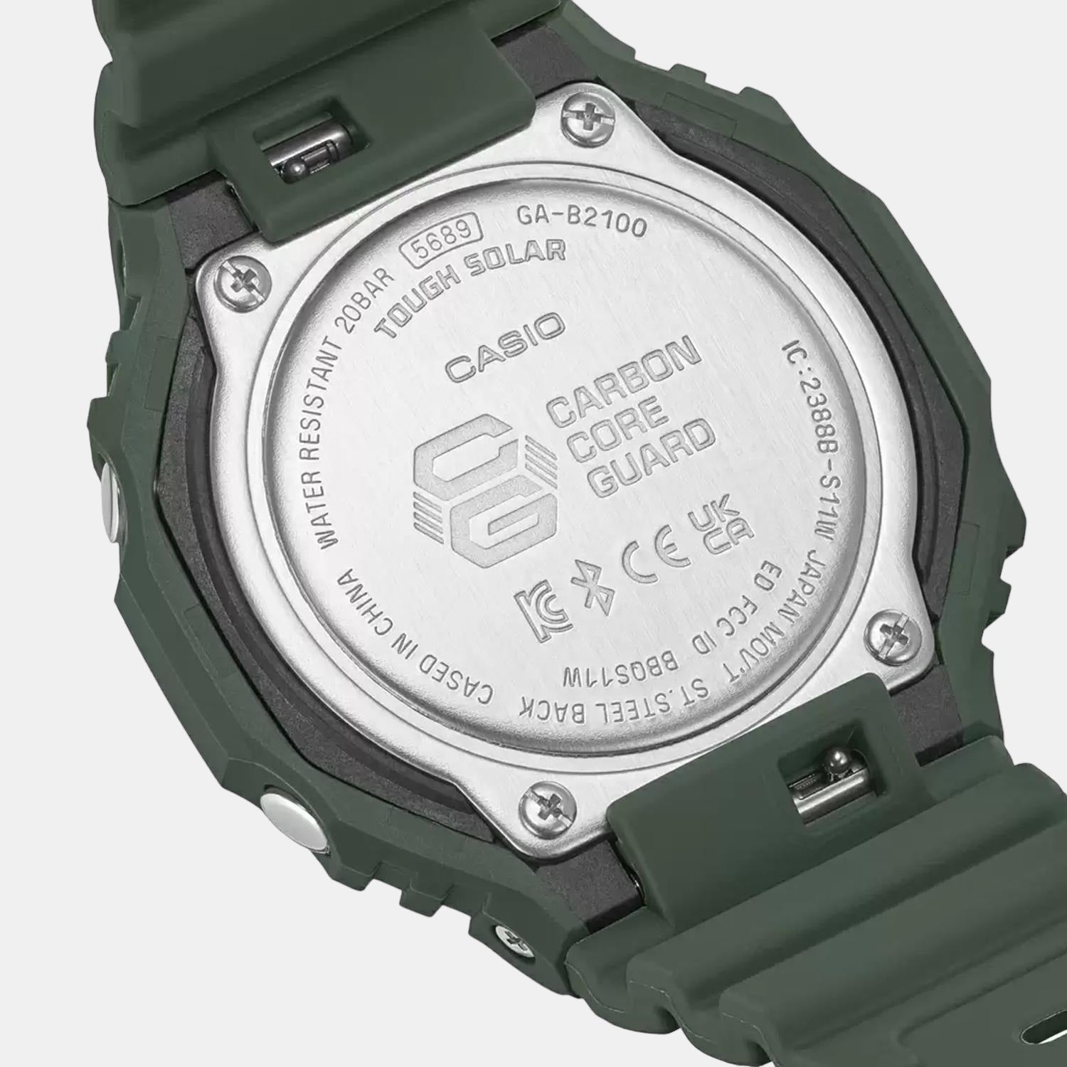 Casio 49 mm Green Quartz watch