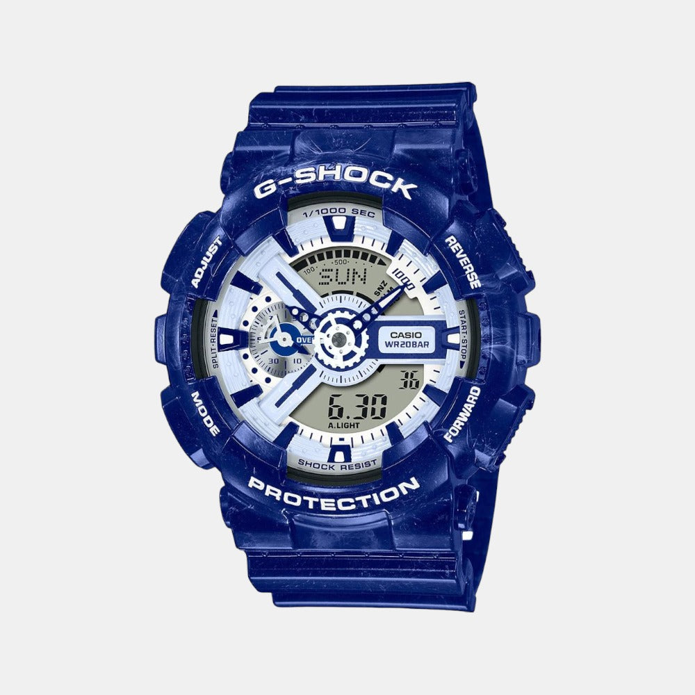 Casio Round Blue Analog-Digital watch