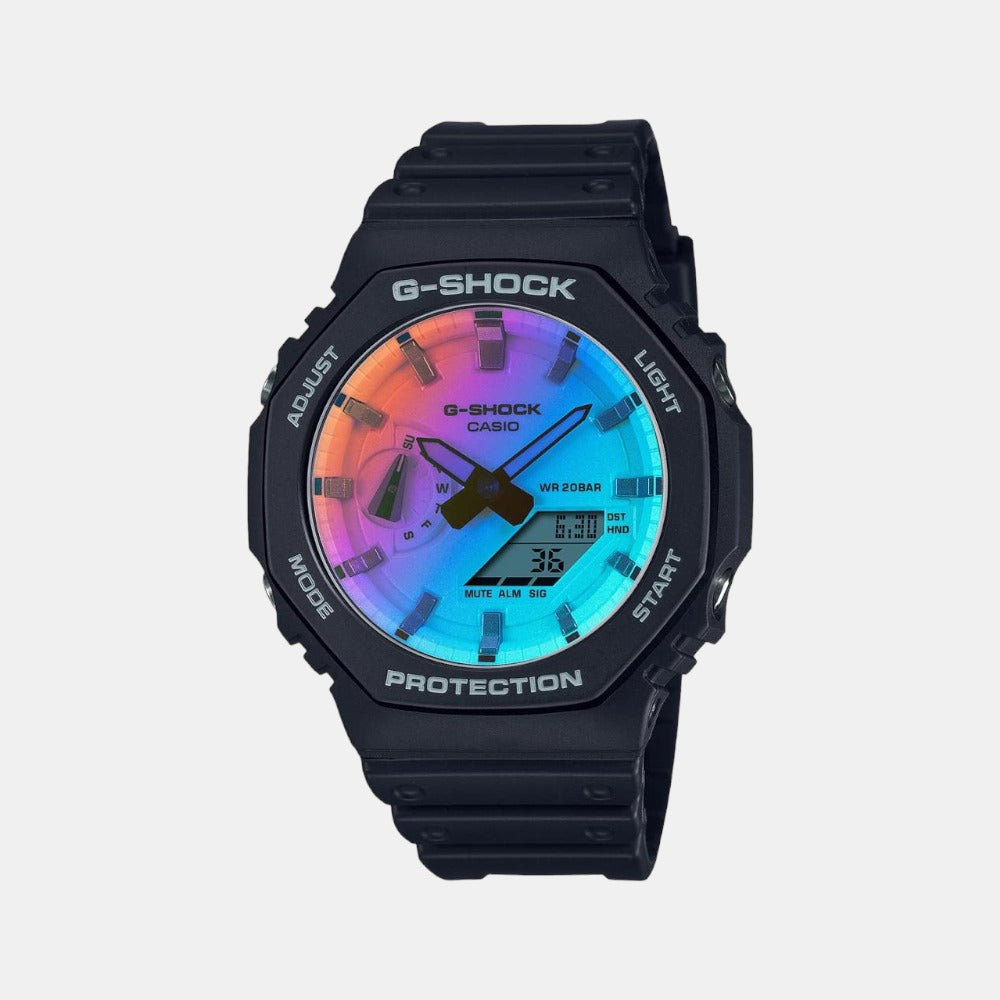 Casio Round Two Tone Analog-Digital watch