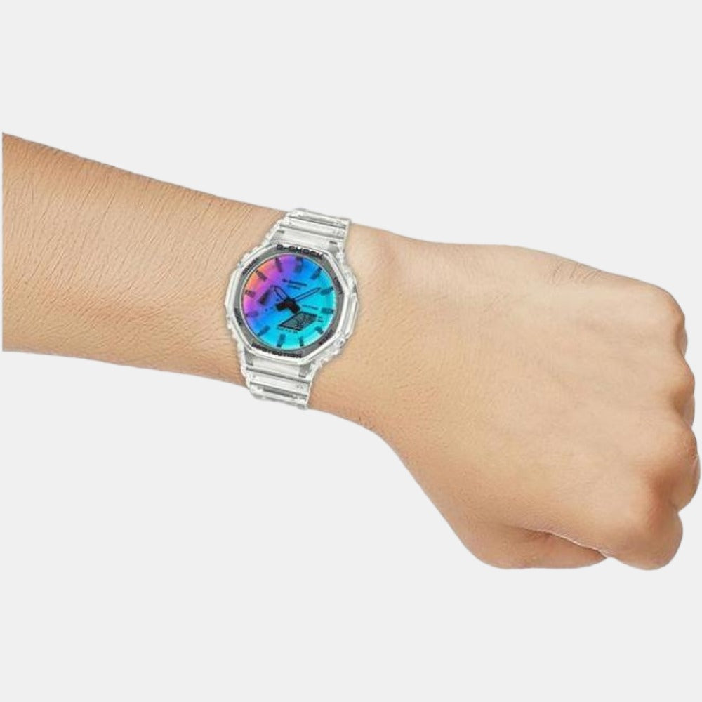 Casio Resin Two Tone watch