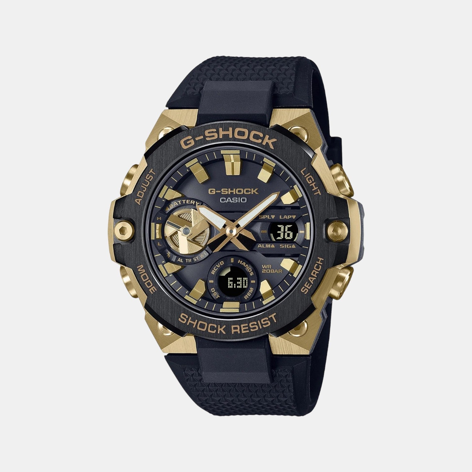 Casio Round Black Digital watch