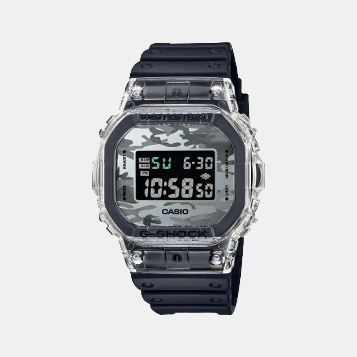 Casio Round Two Tone Digital watch