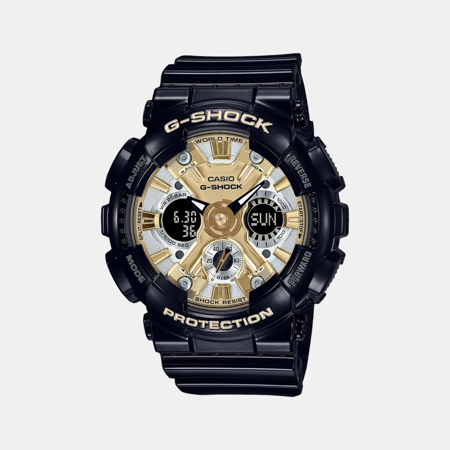 Casio Round Gold Analog-Digital watch