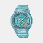 Casio Round Blue Analog-Digital watch