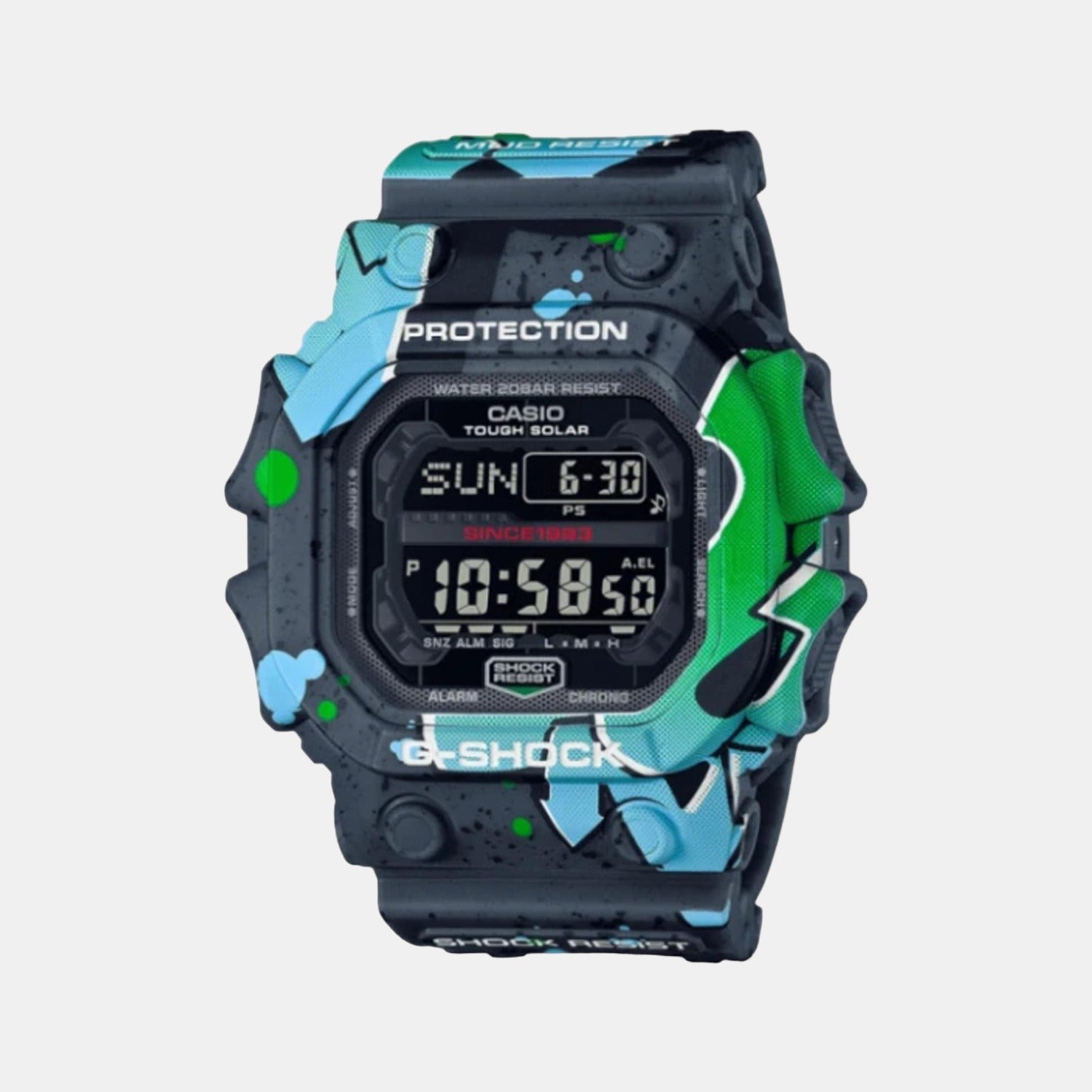 G-Shock Male Digital Resin Watch G1296