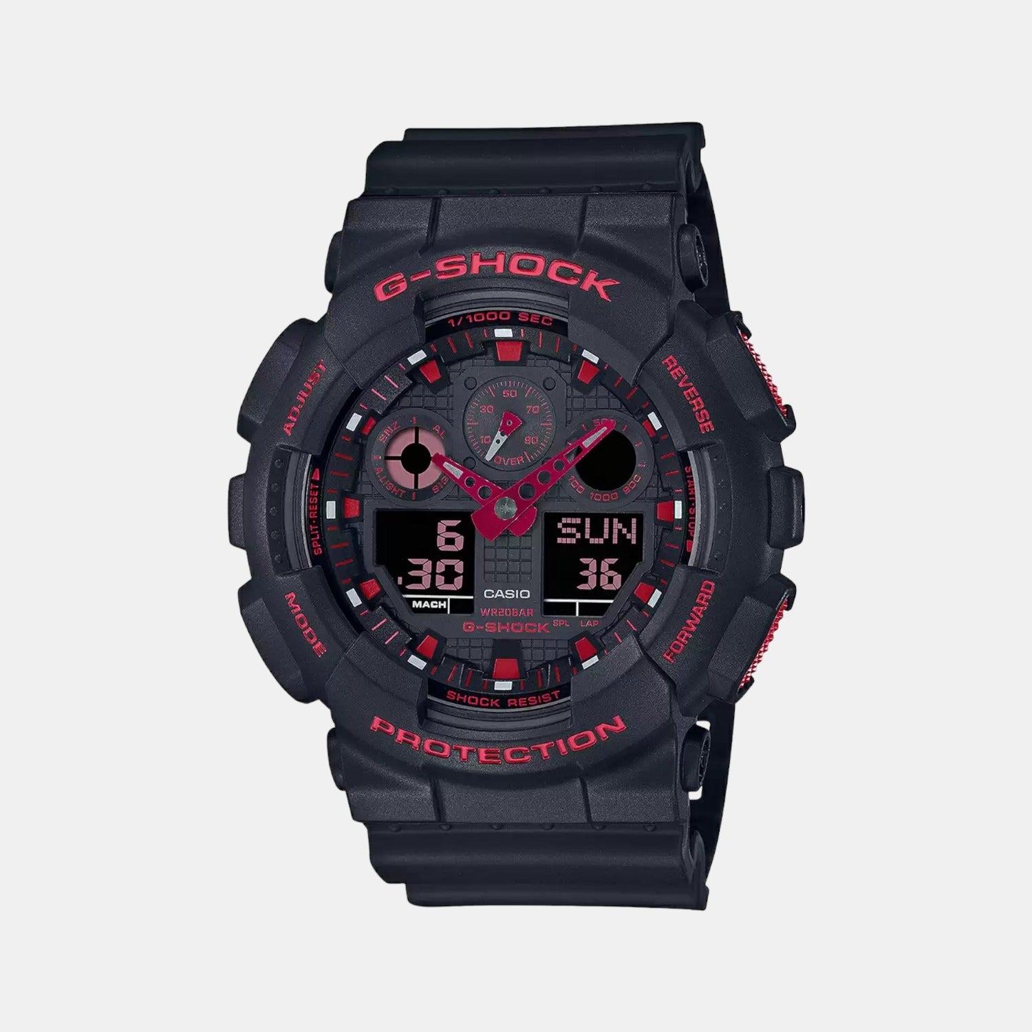 Casio Round Black Digital watch