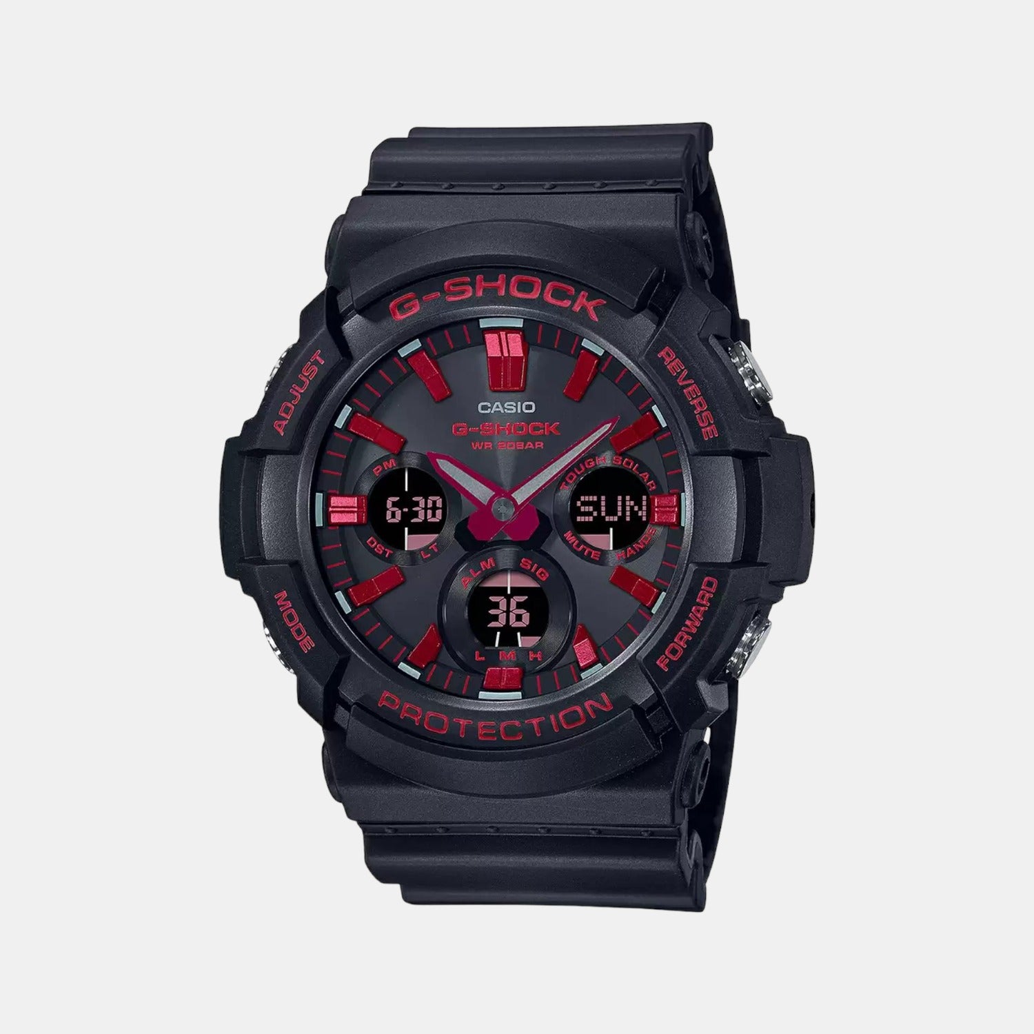 G shock watches red best sale and black