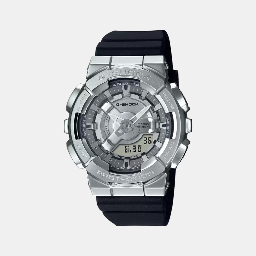 Casio Round Silver Analog-Digital watch