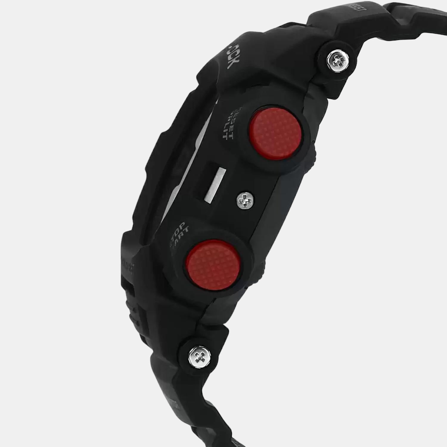 Casio Men Round Black watch