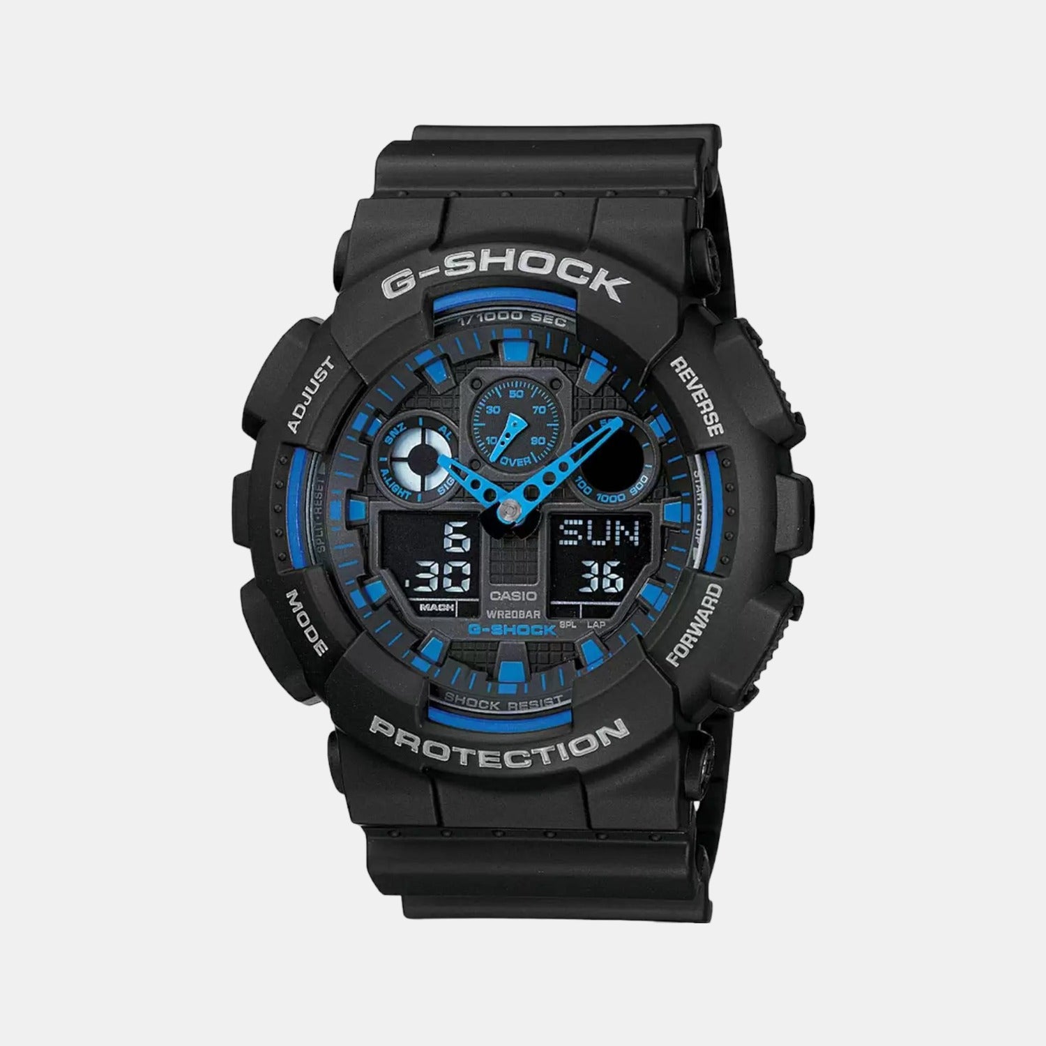 Casio Round Blue Analog-Digital watch