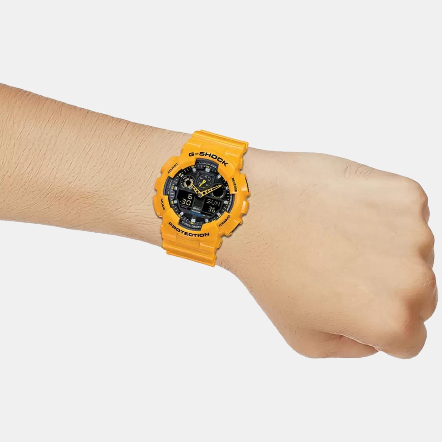 Casio 51 mm Orange Quartz watch