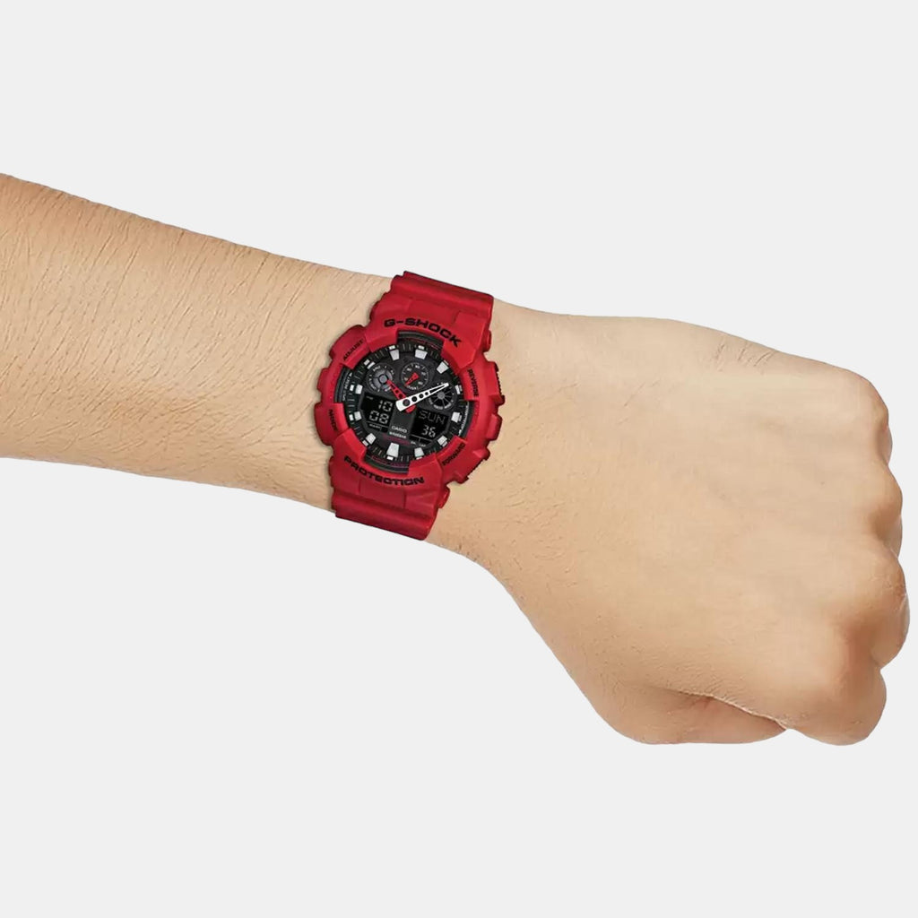 Casio 50 mm Red Quartz watch