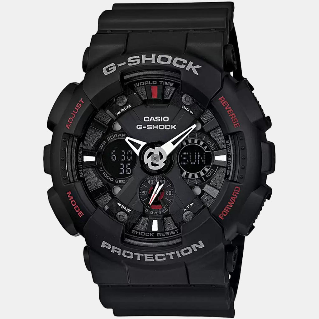 Casio Men Round Black watch
