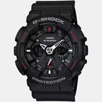 Casio Men Round Black watch