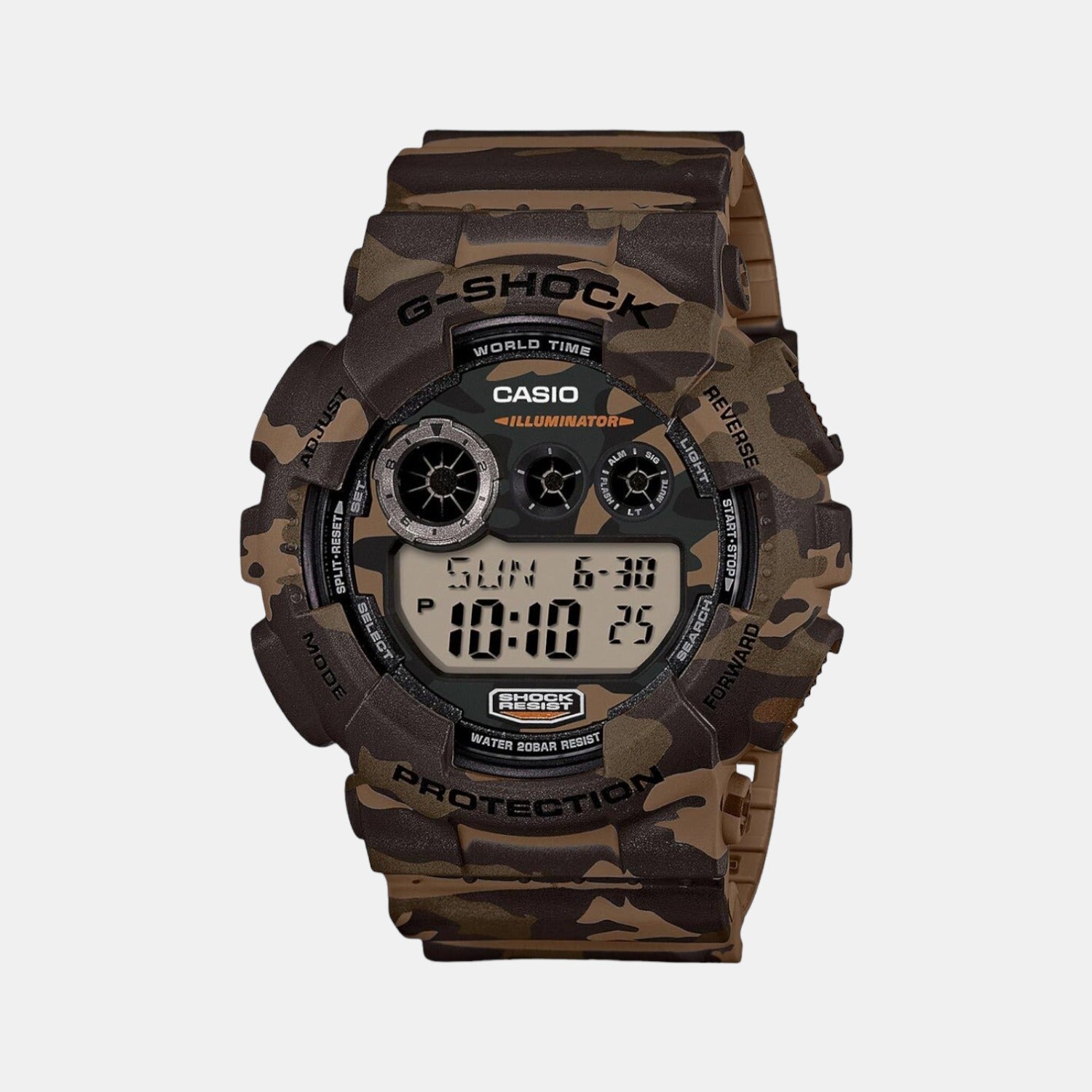 Casio Round Two Tone Analog-Digital watch