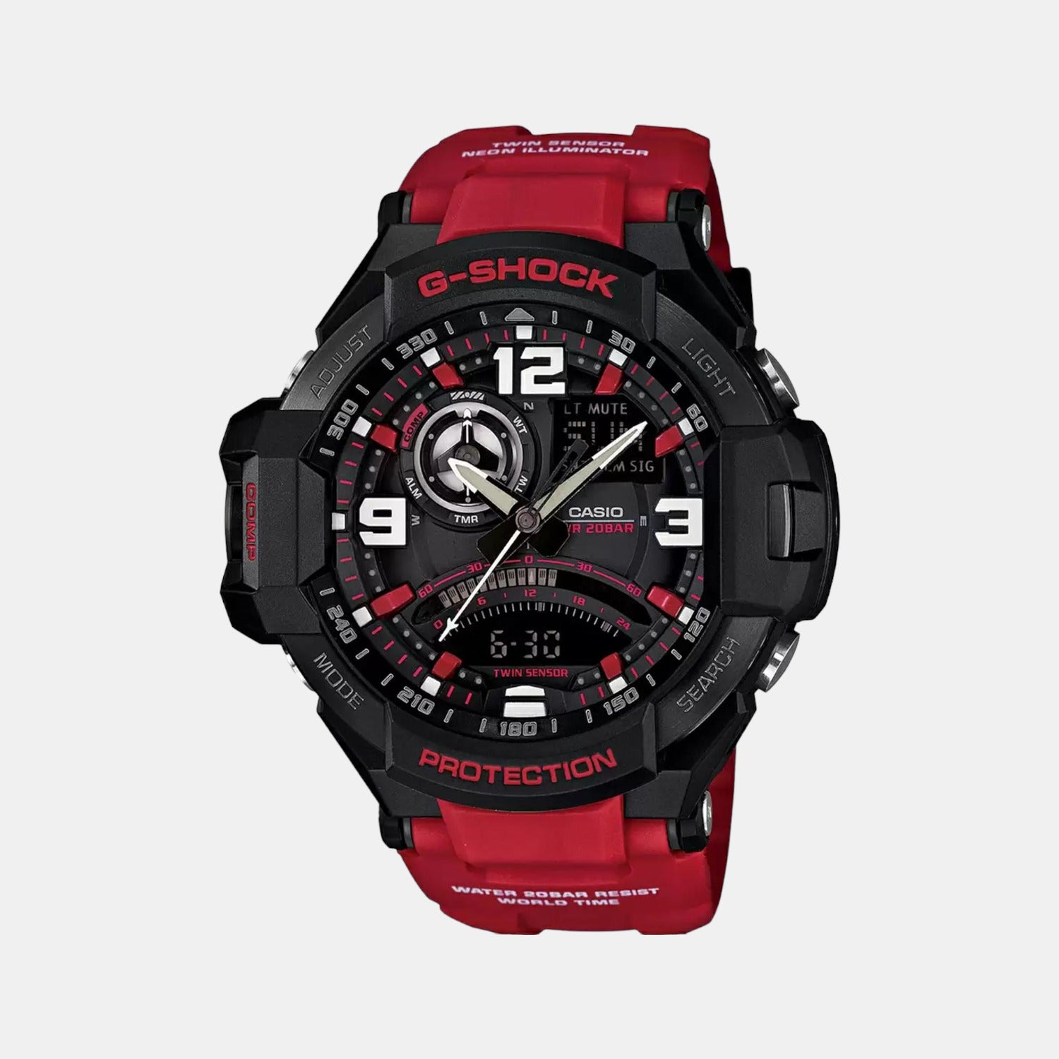 Casio Round Black Analog-Digital watch