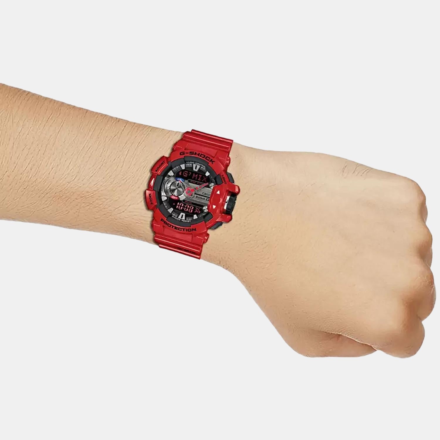 Casio g shock red hot sale black