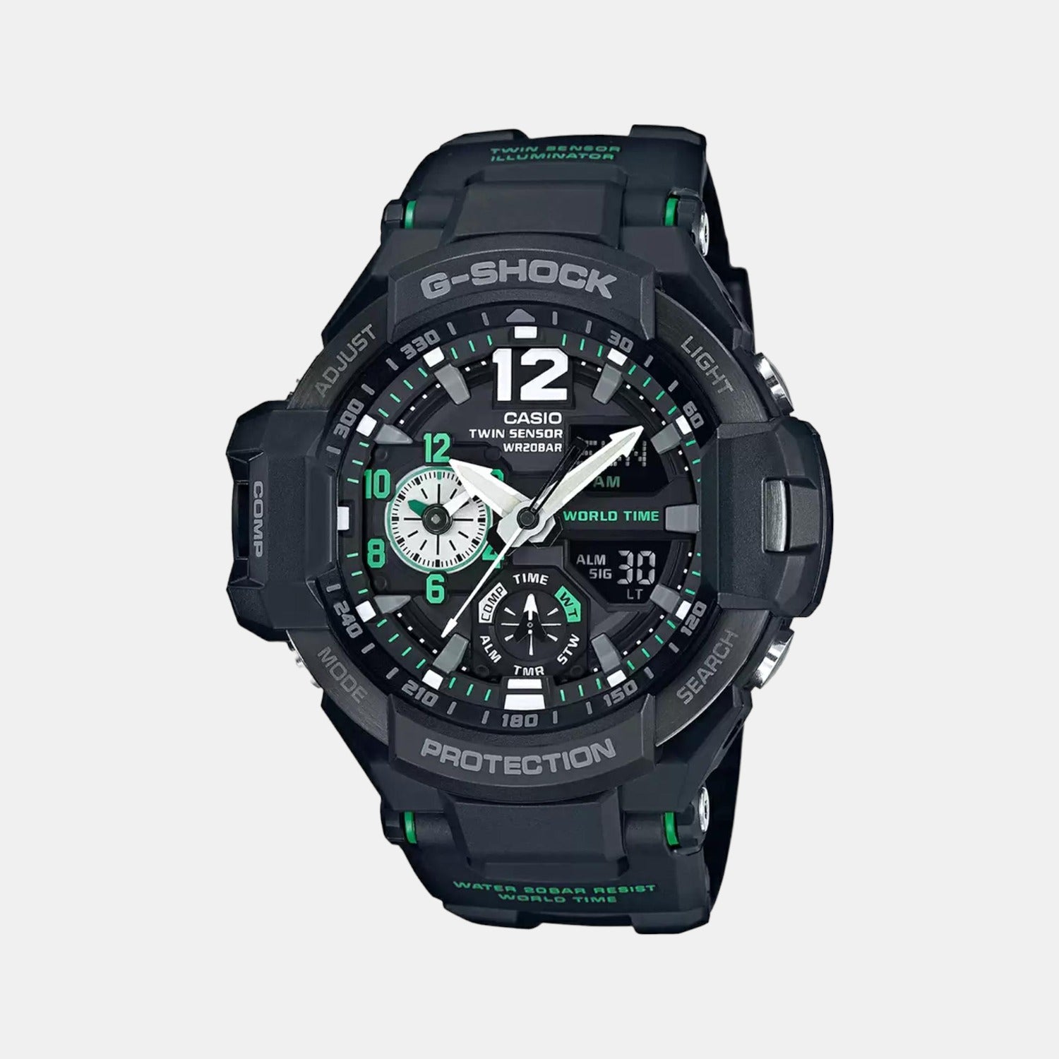 Casio Round Black Analog-Digital watch