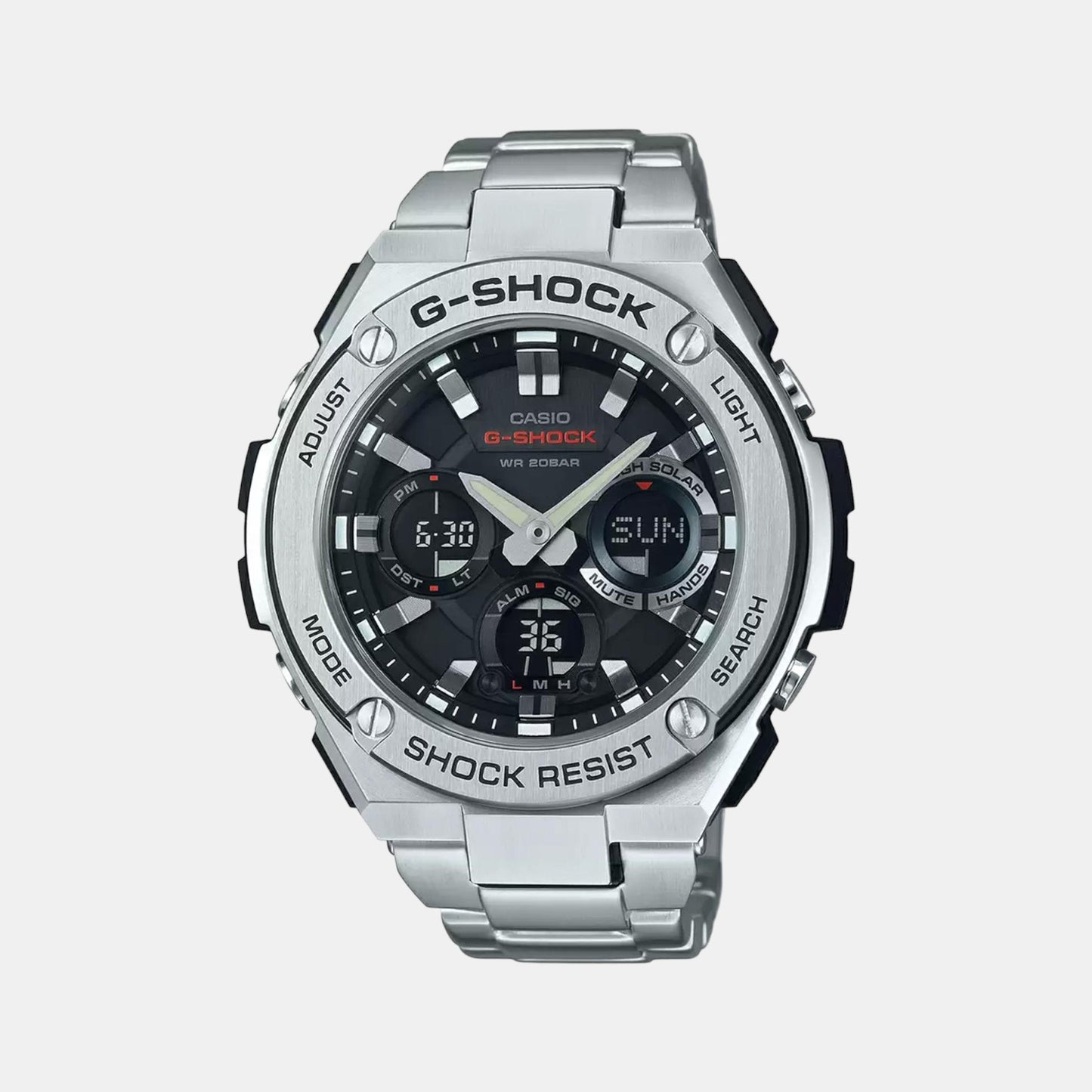 G-Shock Male Analog-Digital Stainless Steel Watch G604