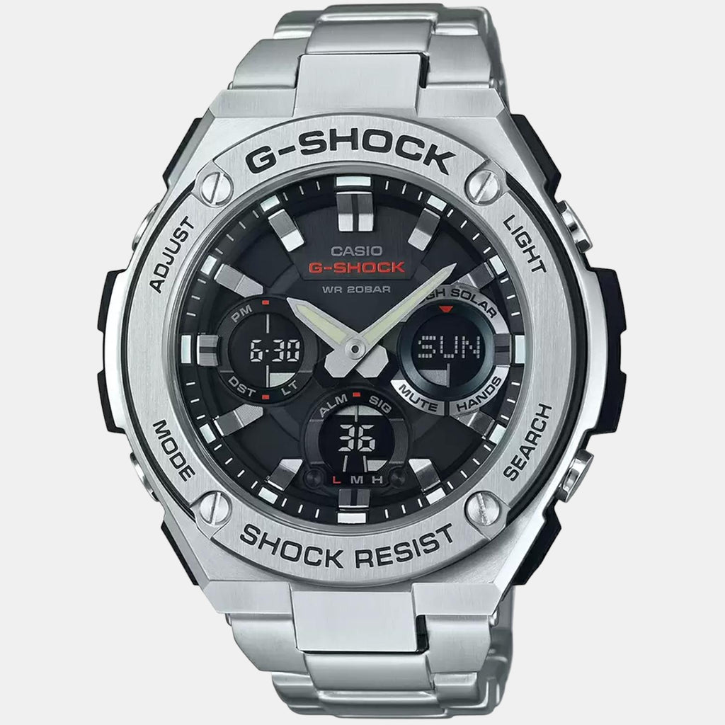 Casio Men Round Black watch