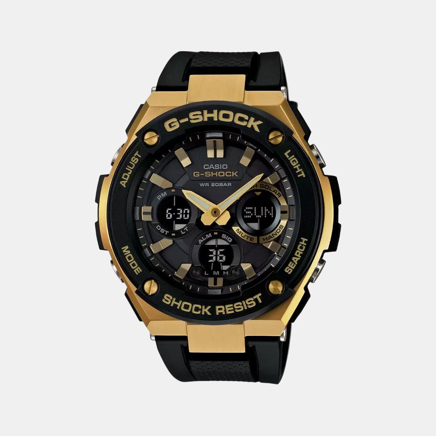 Casio G-Shock Men Quartz Black Dial Analog-Digital Resin Watch G608