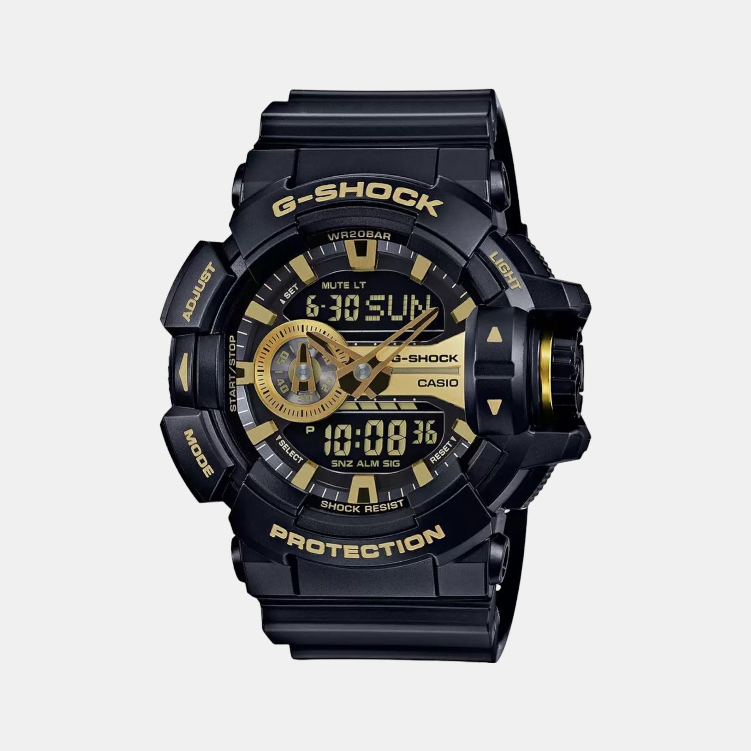 トップ M3251/1875◇CASIO G-SHOCK ブラック ゴールド デジタル 腕時計 