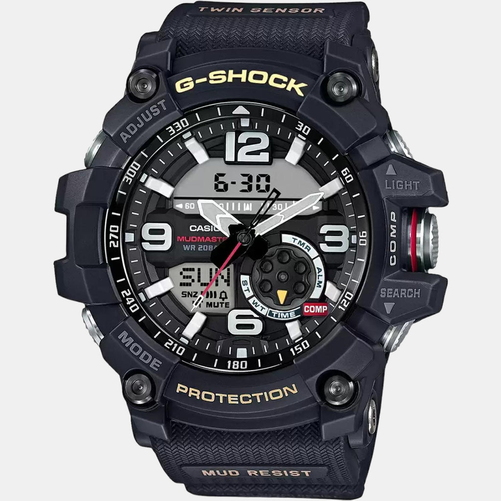 Casio Men Round Black watch