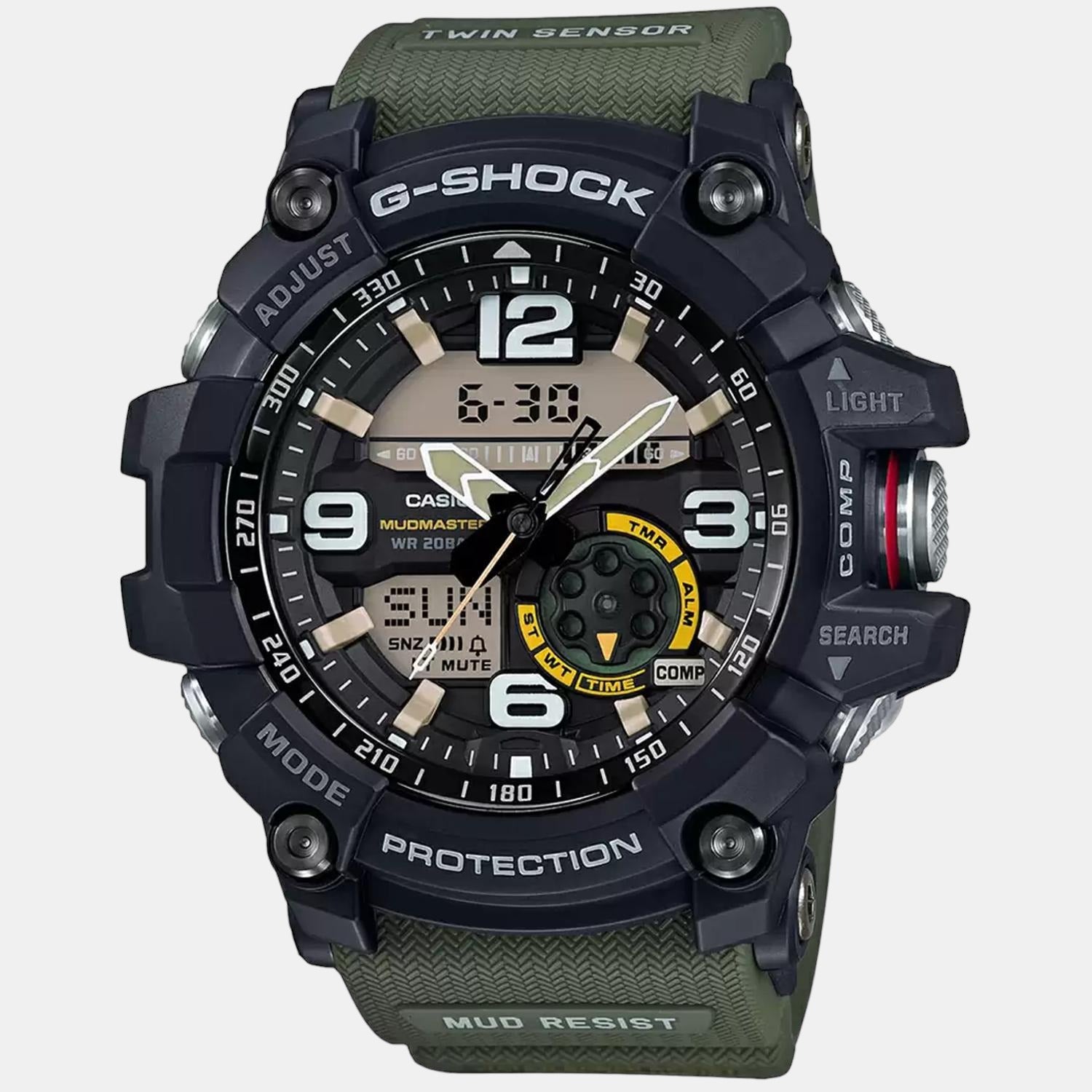 Casio Men Round Black watch