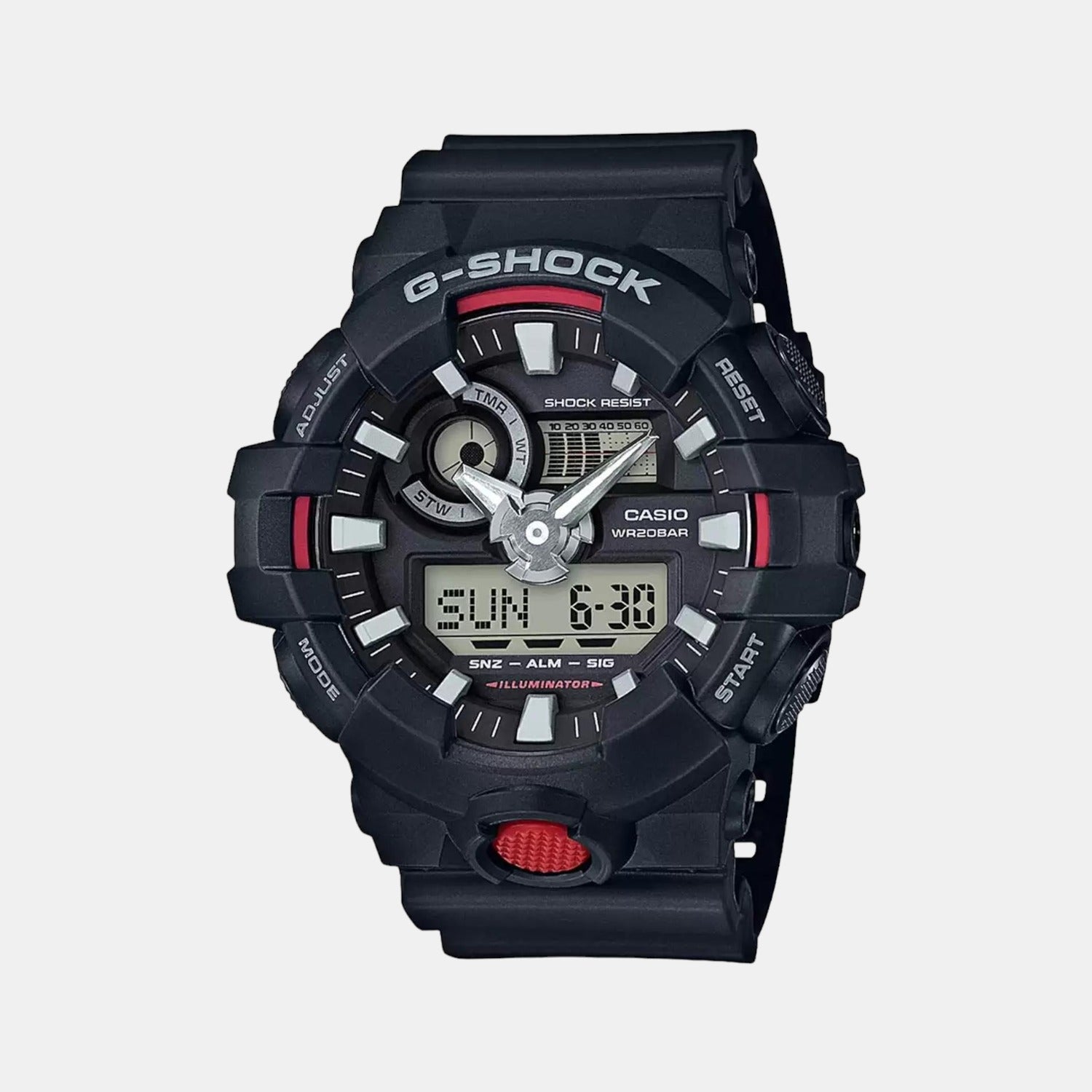 Casio Round Black Analog-Digital watch